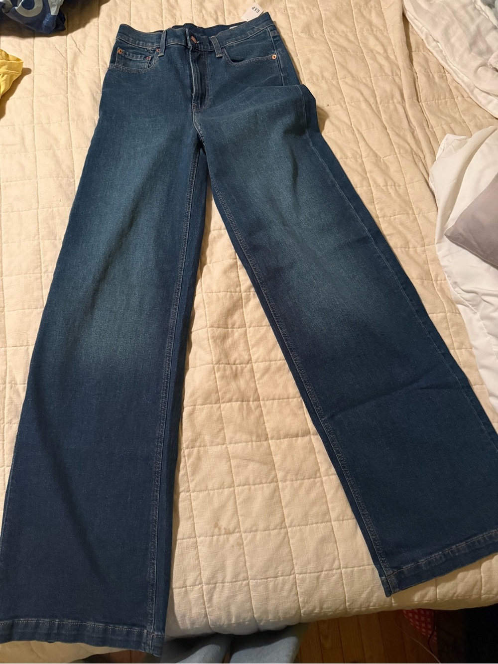 GAP Dark Blue Wide-Leg Jeans